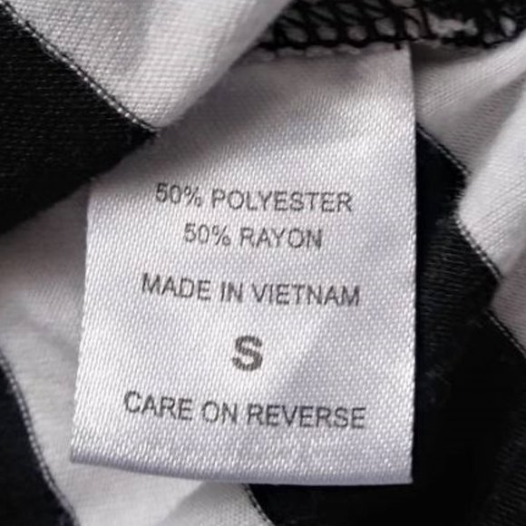 New York & Company Stretch Striped Top Size Small - Picture 8 of 8